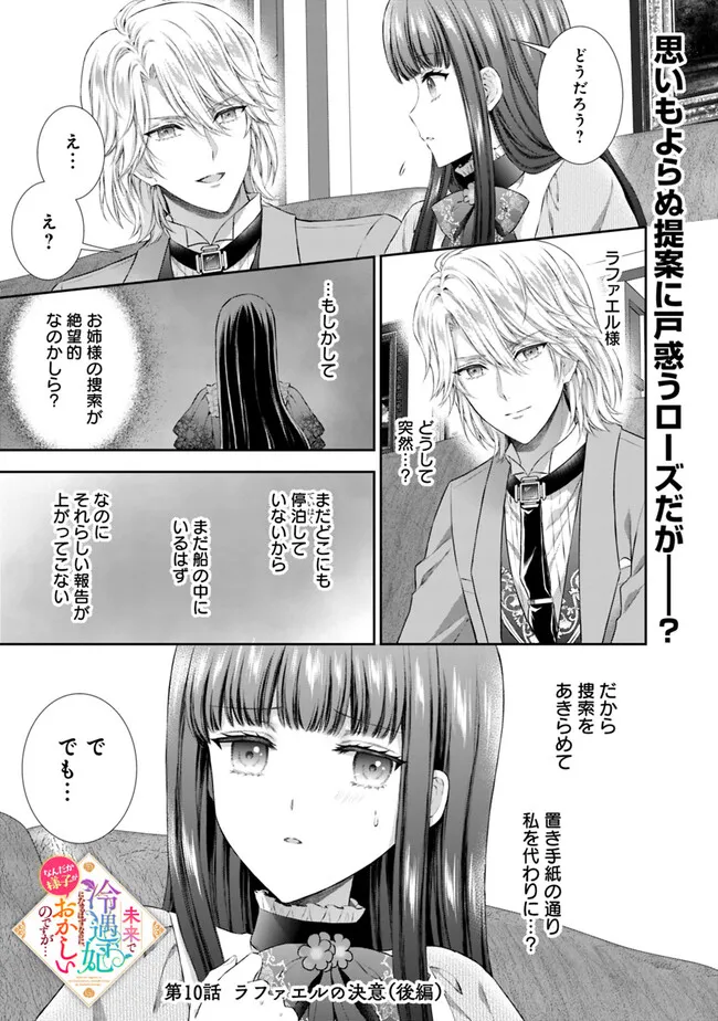 未来で冷遇妃になるはずなのに、なんだか様子がおかしいのですが… 第10.3話 - Page 1