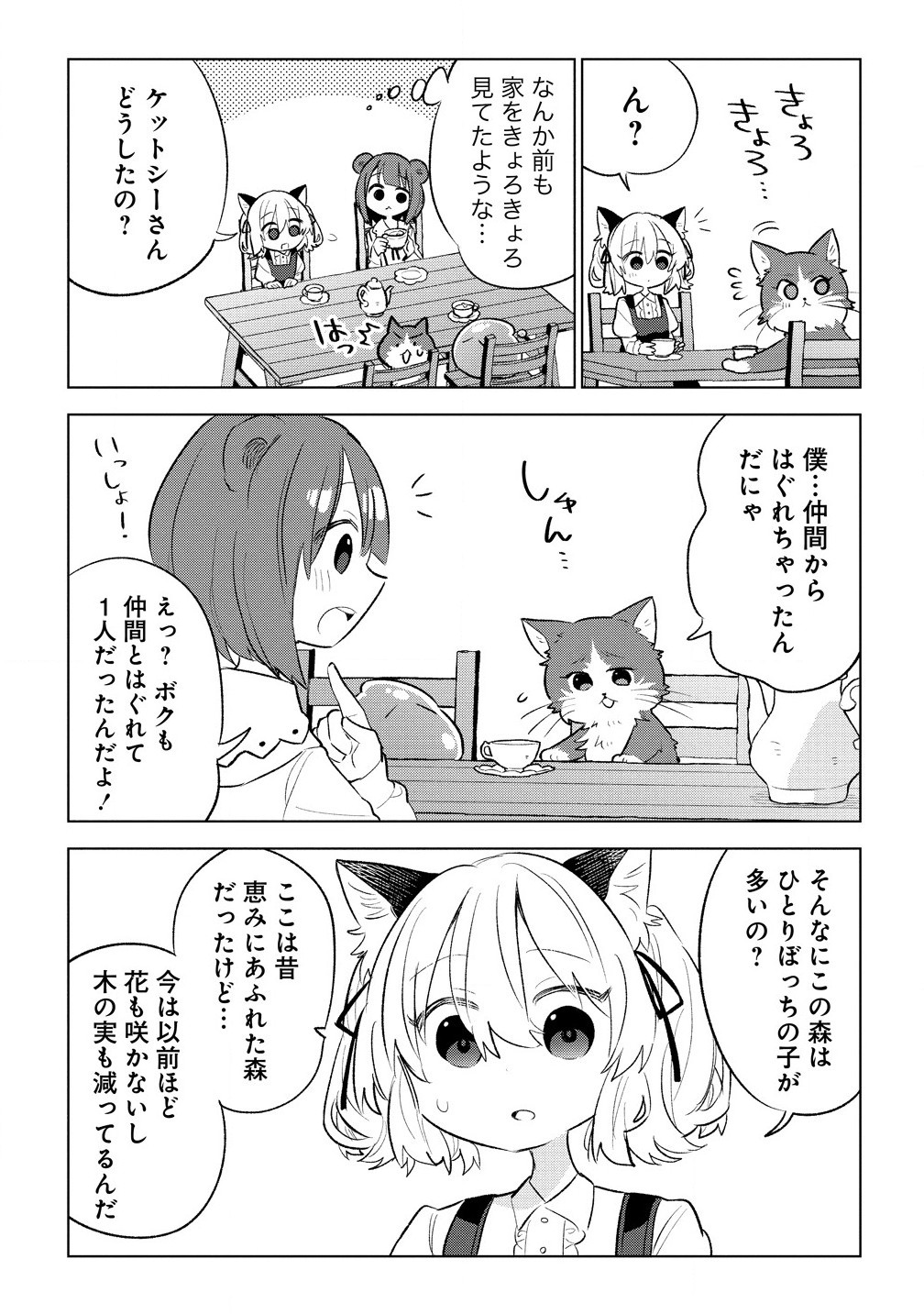 猫耳少女は森でスローライフを送りたい ～もふもふは所望しましたが、聖女とか王子様とかは注文外です～ 第5.2話 - Page 9