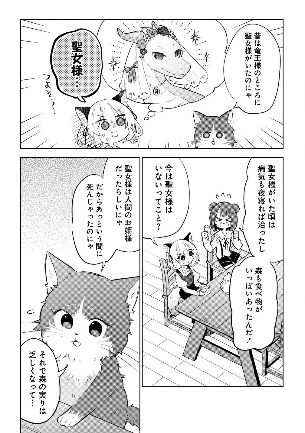 猫耳少女は森でスローライフを送りたい ～もふもふは所望しましたが、聖女とか王子様とかは注文外です～ 第5.2話 - Page 10