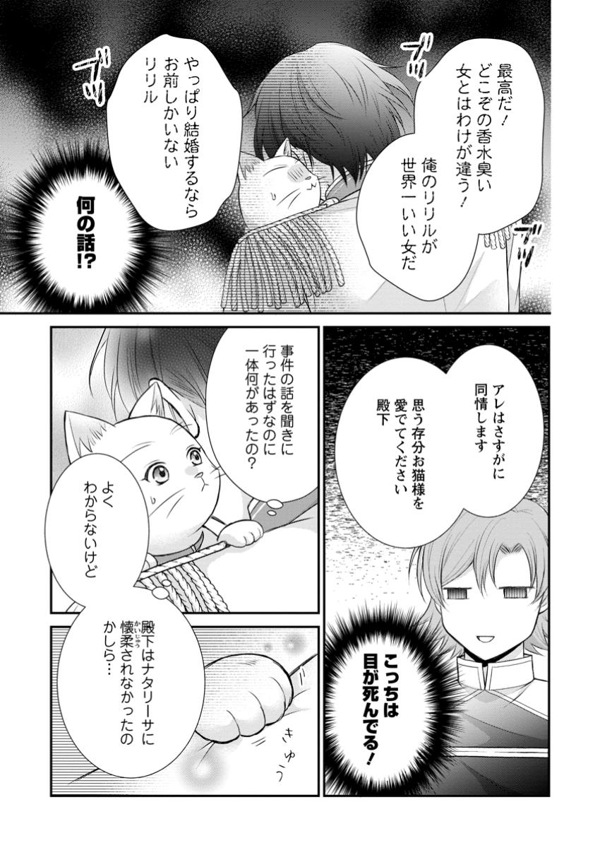 呪いで猫にされた悪女、王太子に拾われる。 第6.2話 - Page 8