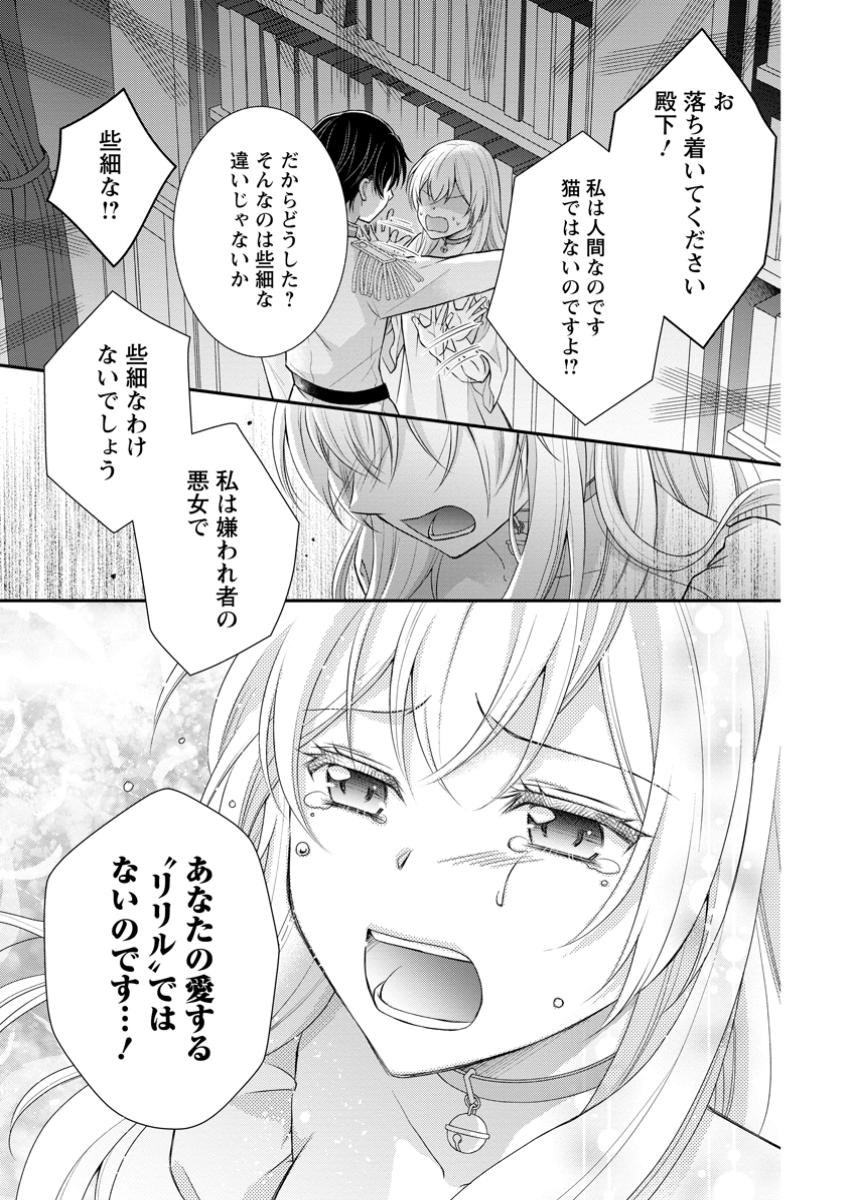 呪いで猫にされた悪女、王太子に拾われる。 第8.2話 - Page 4