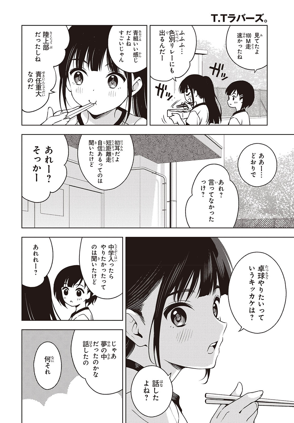 Ｔ．Ｔラバーズ。 第7話 - Page 8