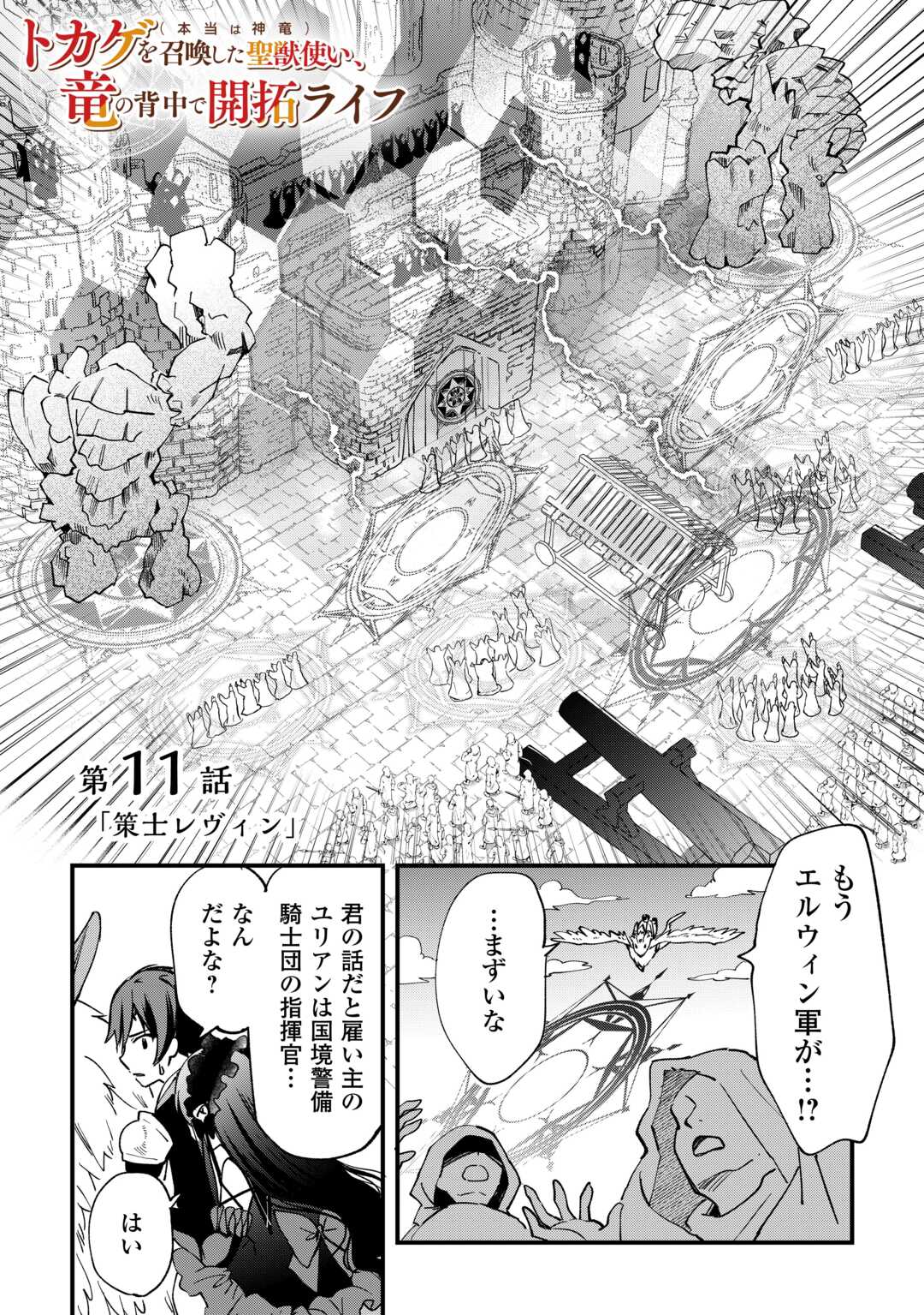 トカゲ（本当は神竜）を召喚した聖獣使い、竜の背中で開拓ライフ 第11話 - Page 2