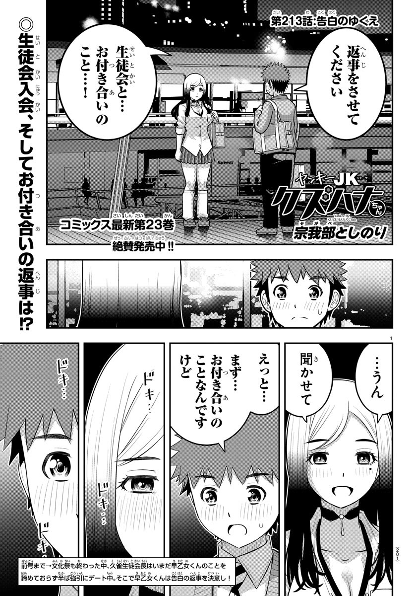 ヤンキーJKクズハナちゃん 第213話 - Page 1