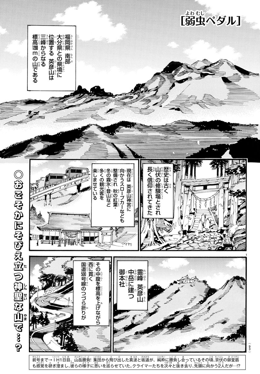 弱虫ペダル 第791話 - Page 1